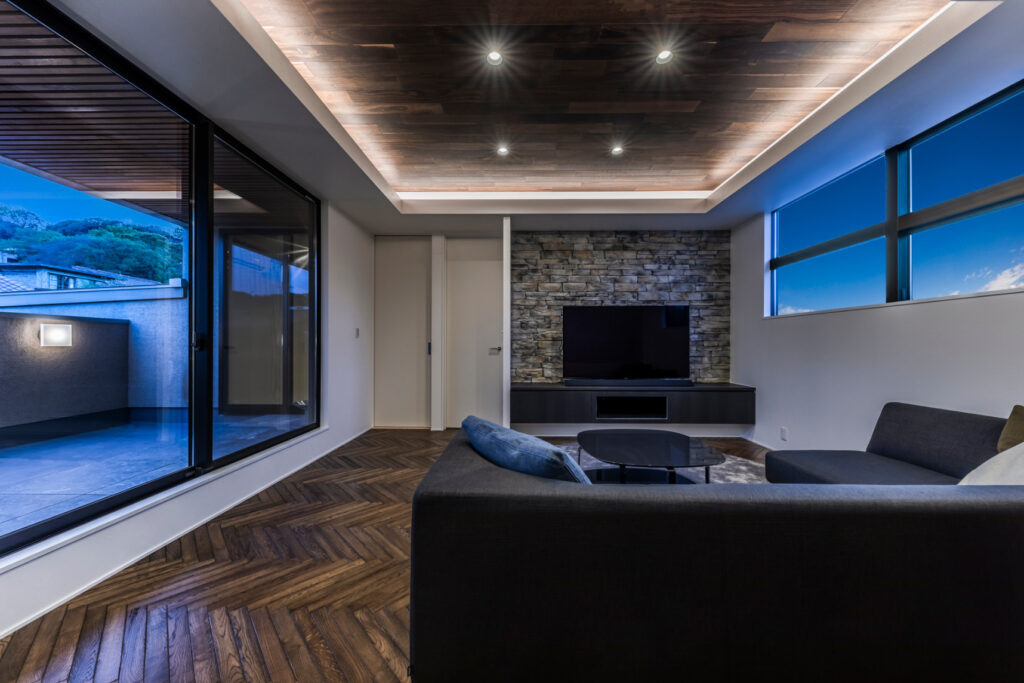 スキップフロアの家