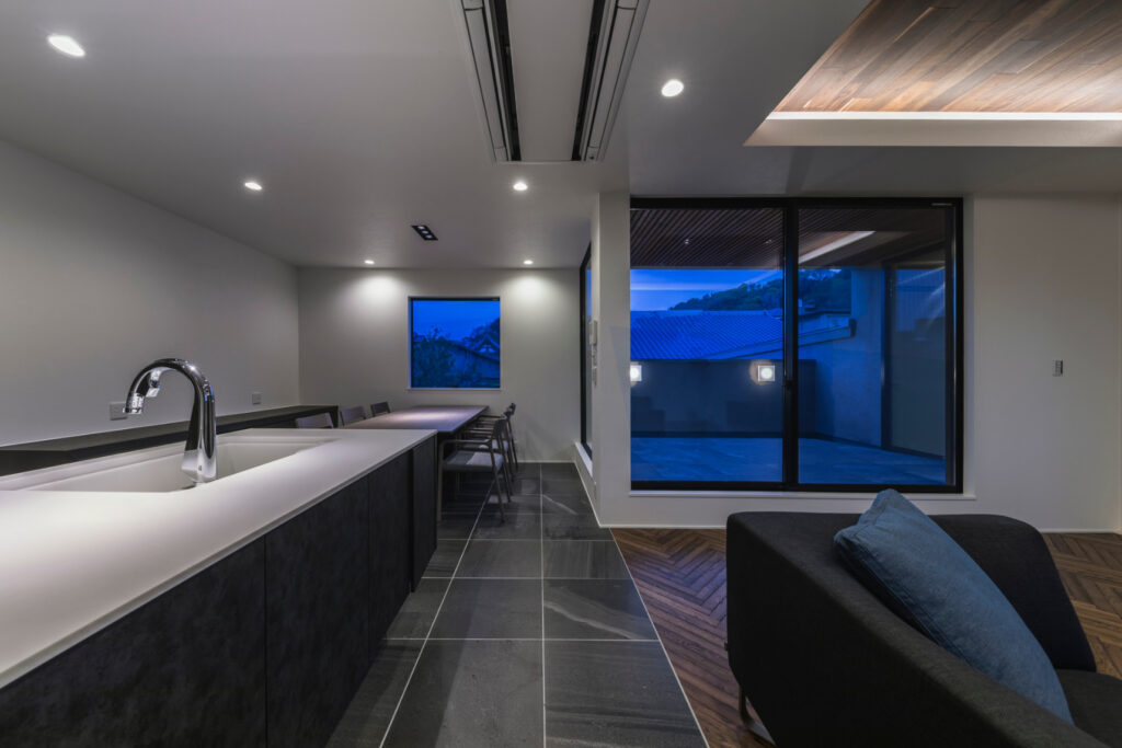 スキップフロアの家