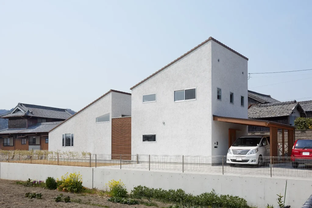 美しいフォルムの家