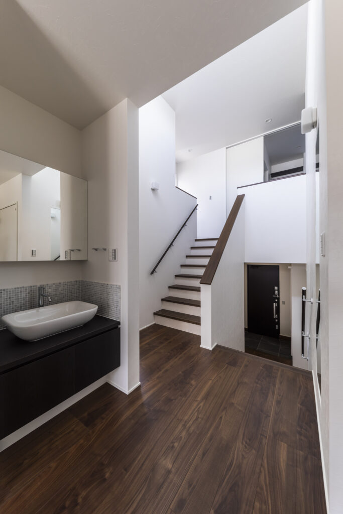 スキップフロアの家