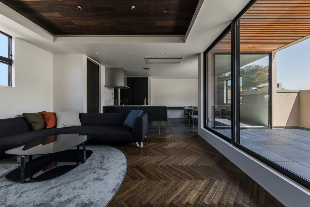 スキップフロアの家