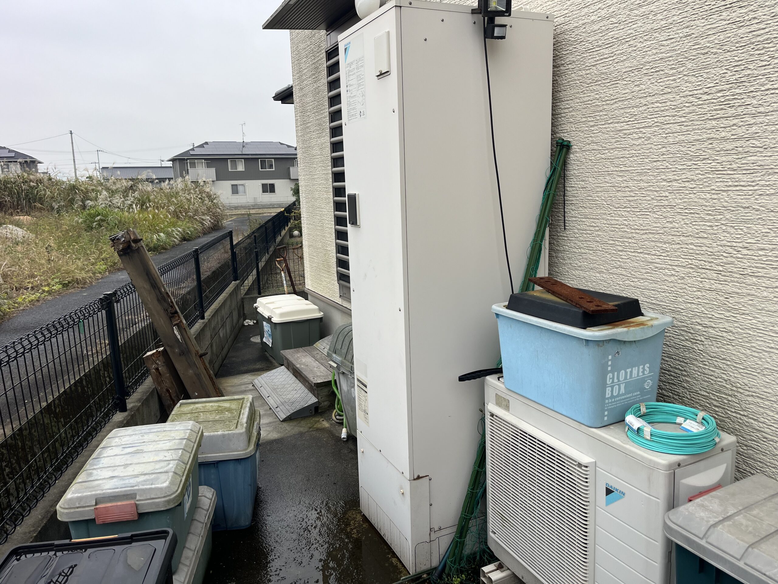 エコキュートの交換工事を行いました