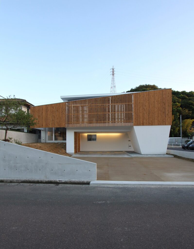 「大空間リビング」の家