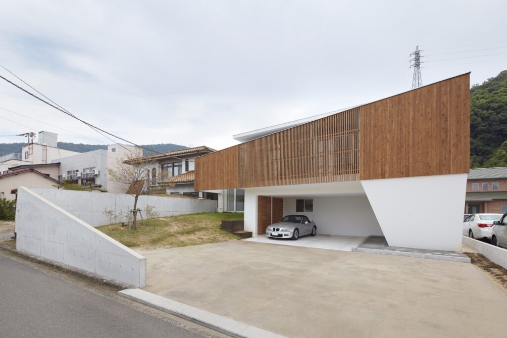 「大空間リビング」の家