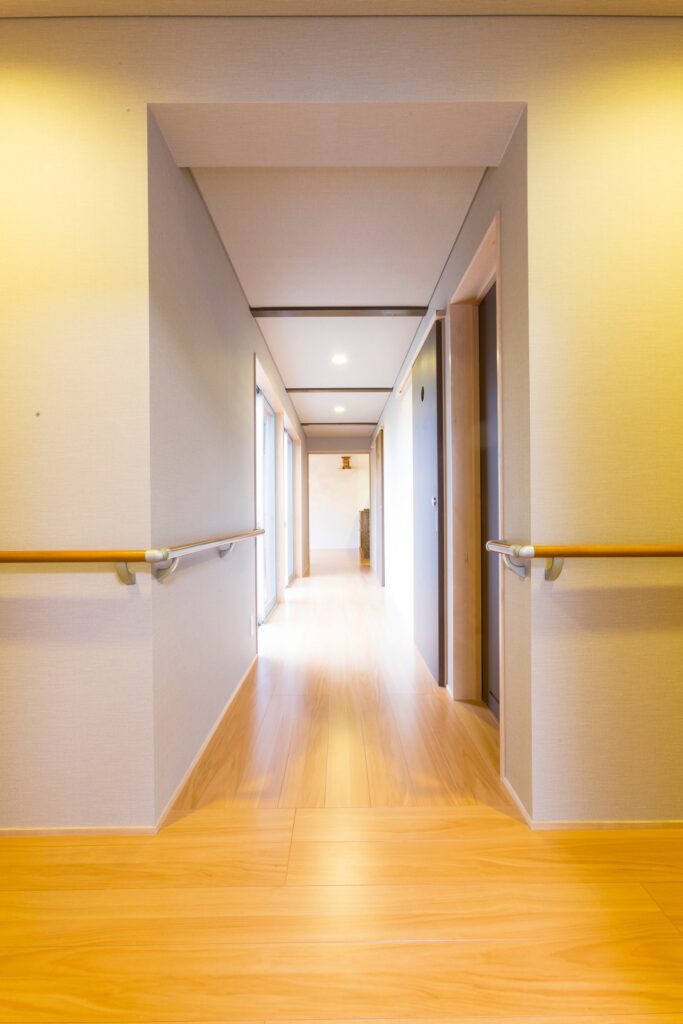 美しい二世帯の家