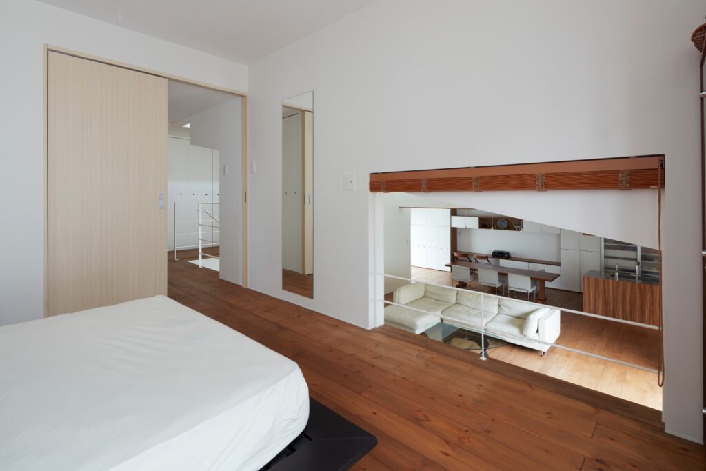 「大空間リビング」の家