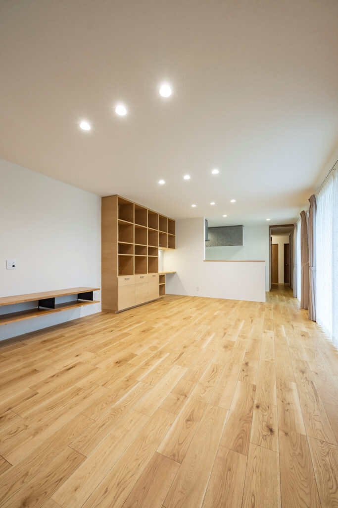 子育て世代のために、「動きやすい」「時短」動線の家。