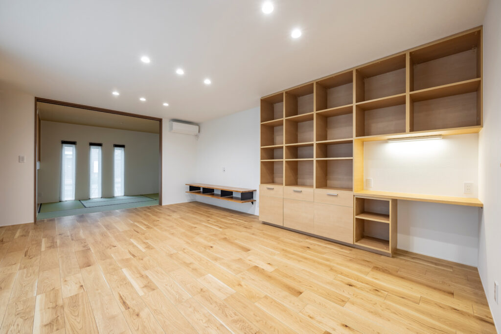 子育て世代のために、「動きやすい」「時短」動線の家。