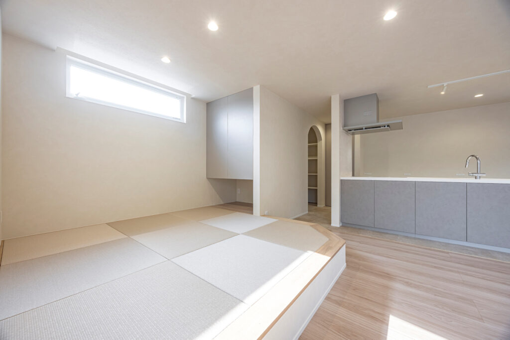 人目を気にせず、プライバシーを守る平屋