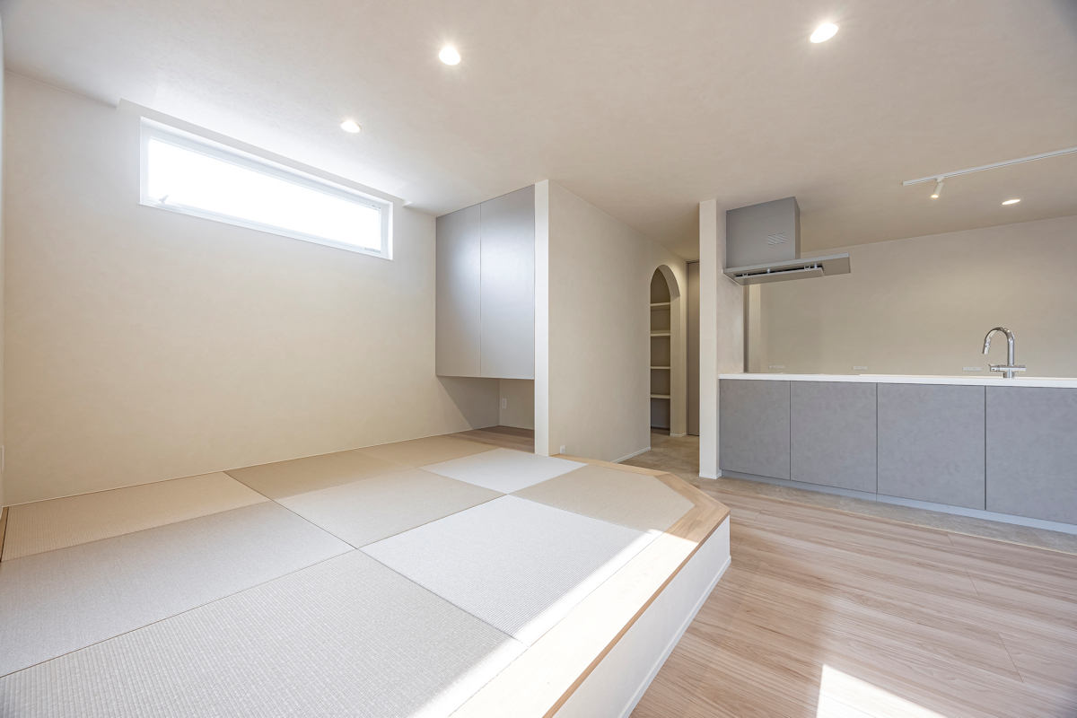 人目を気にせず、プライバシーを守る平屋