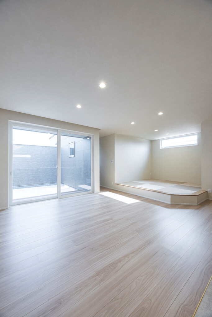 人目を気にせず、プライバシーを守る平屋