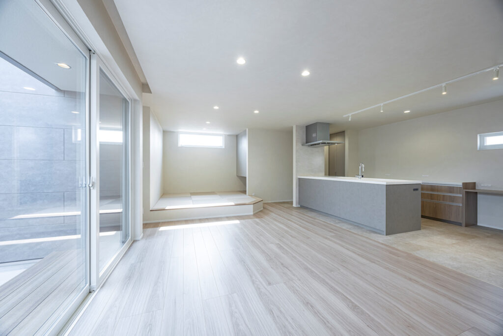 人目を気にせず、プライバシーを守る平屋